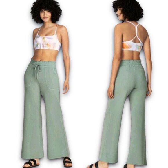 Johnny Was Calme Wide Leg Relaxed Terry Pant Sweatpants - Picture 9 of 16